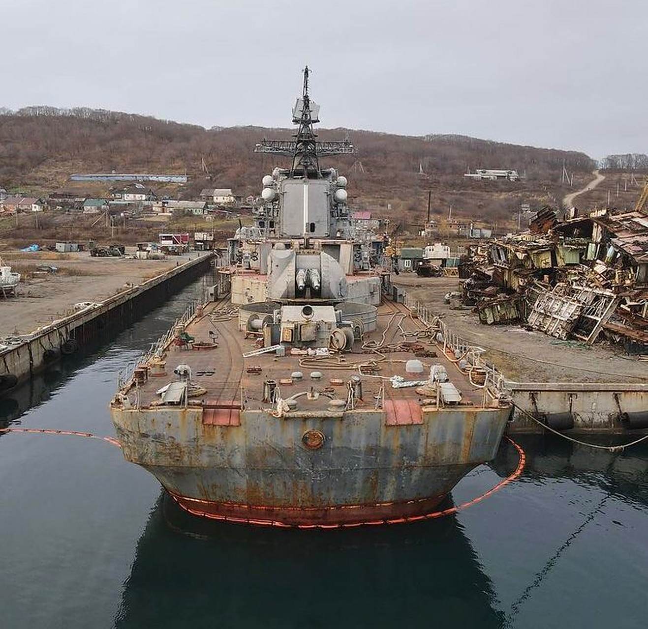 俄罗斯海军现代级导弹驱逐舰最后的时光,目前俄罗斯海军现役,因为资金