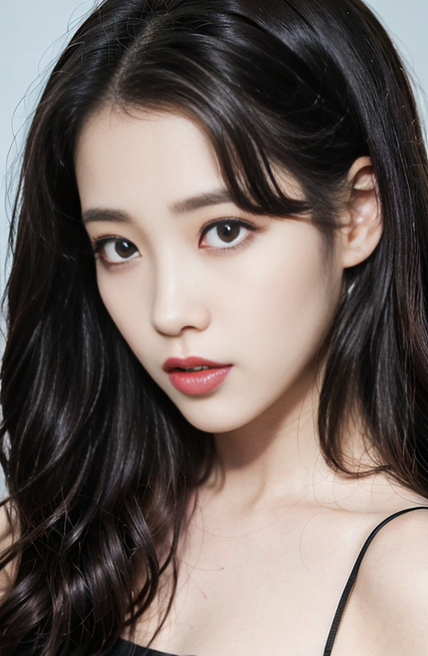 ai素材库:#ai绘画# #美女图片欣赏# 好酷的女生,眼神绝了