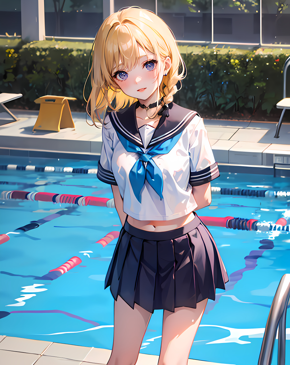 清纯女高中生 #秋日生活创作季# #二次元# #壁纸