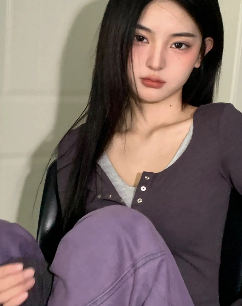 表妹来我家这个表情,是不是不开心啊