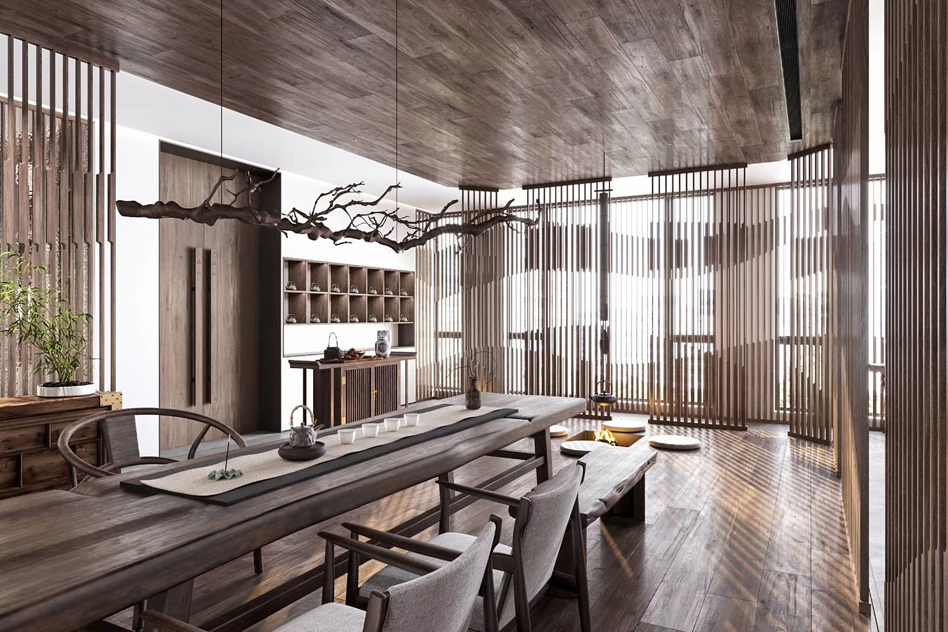 装修设计|新中式 禅意茶室应该不会有男人不喜欢的吧  [照相机] 装修