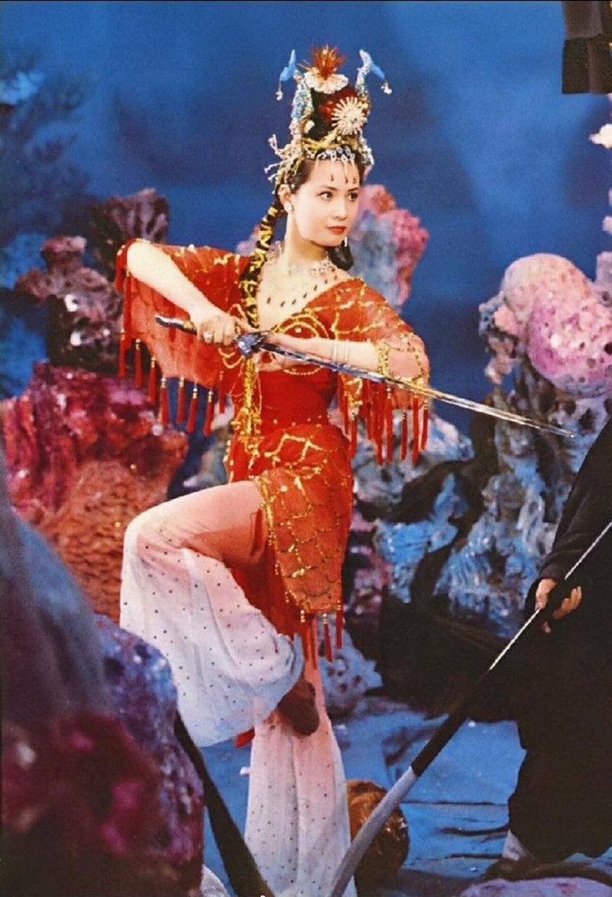 中国内地央视版《西游记》小龙女万圣公主剧照(张青饰)