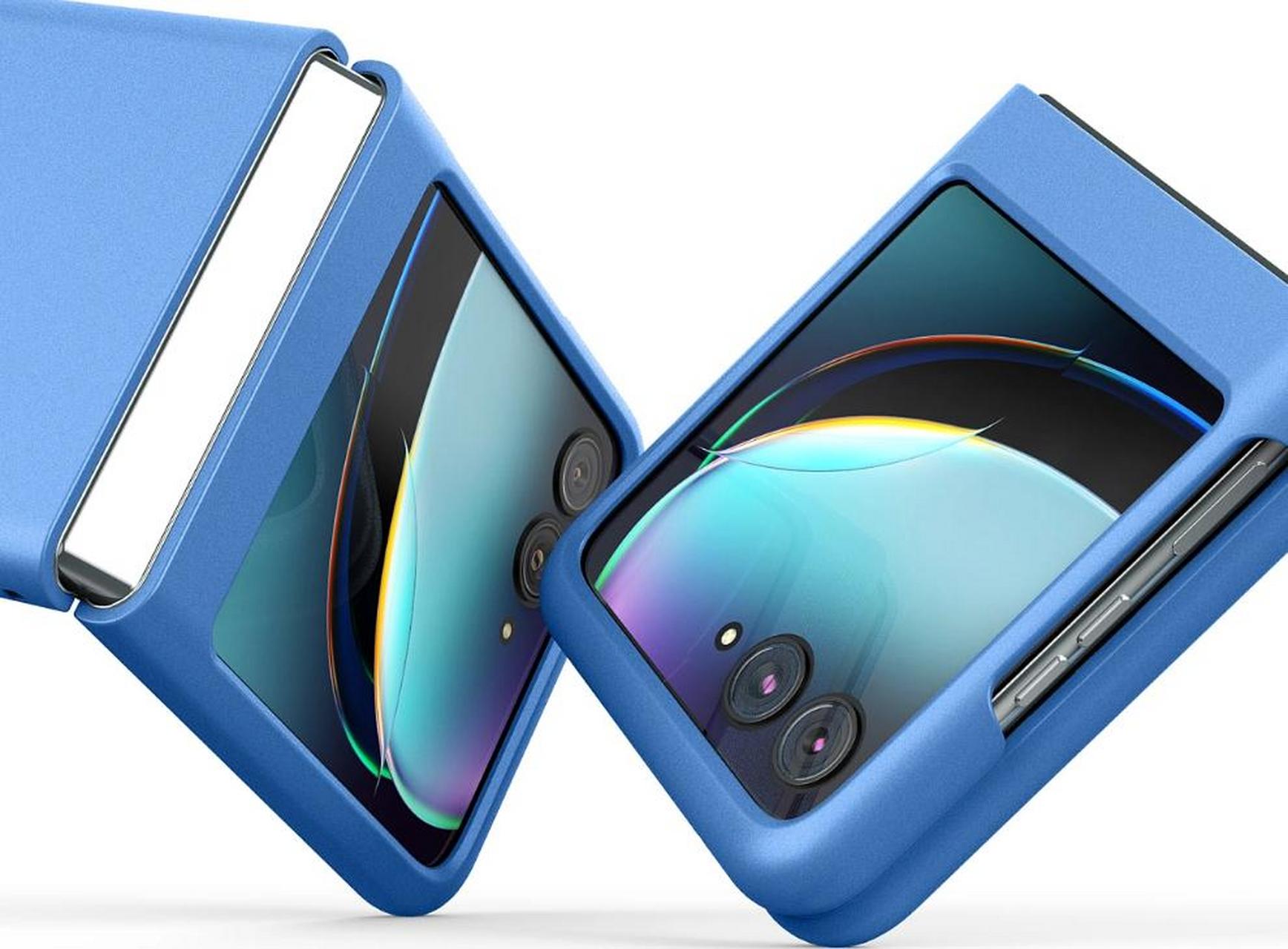 首先,摩托罗拉razr 40 ultra延续了经典的折叠设计,迷人的外观令人