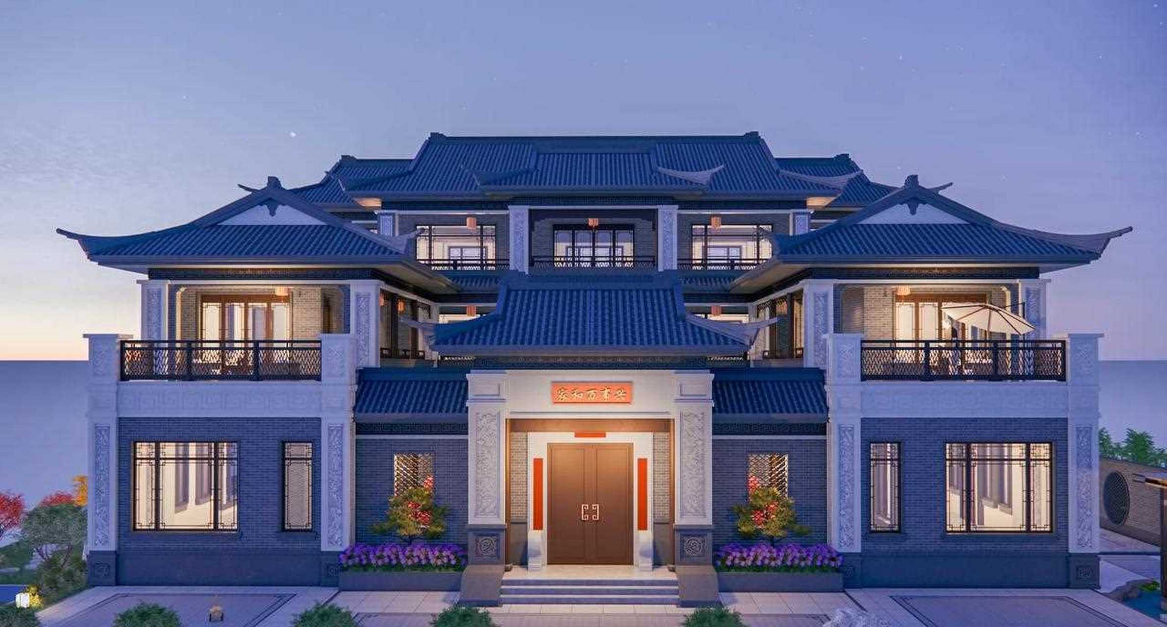 广东大家族经典新中式四合院25×26.5,打造舒适高级的中式空间.