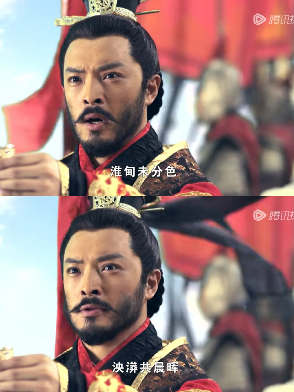 富大龙版隋炀帝,吟诗都能让人震撼  富大龙真的太会演帝王了,除了非常