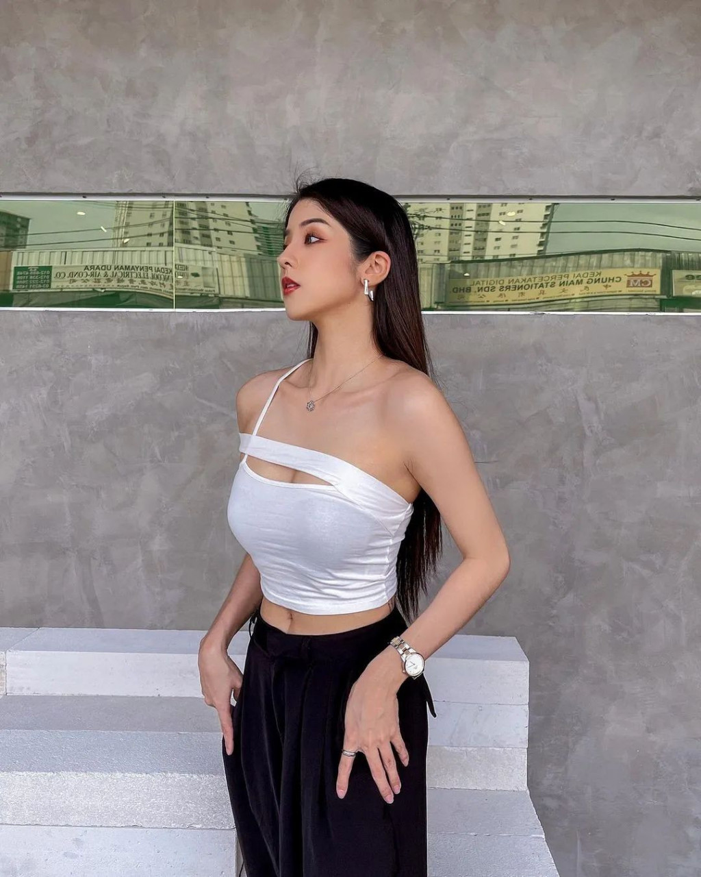 马来西亚网红mika,拥有高贵气质的高冷女神