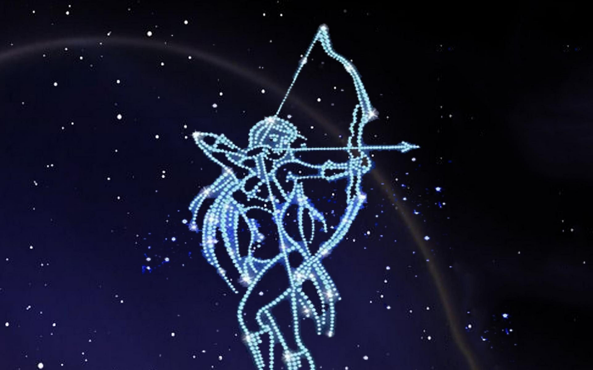 射手座梦幻星空插画#壁纸# #星空# #星座# #射手座# #唯美
