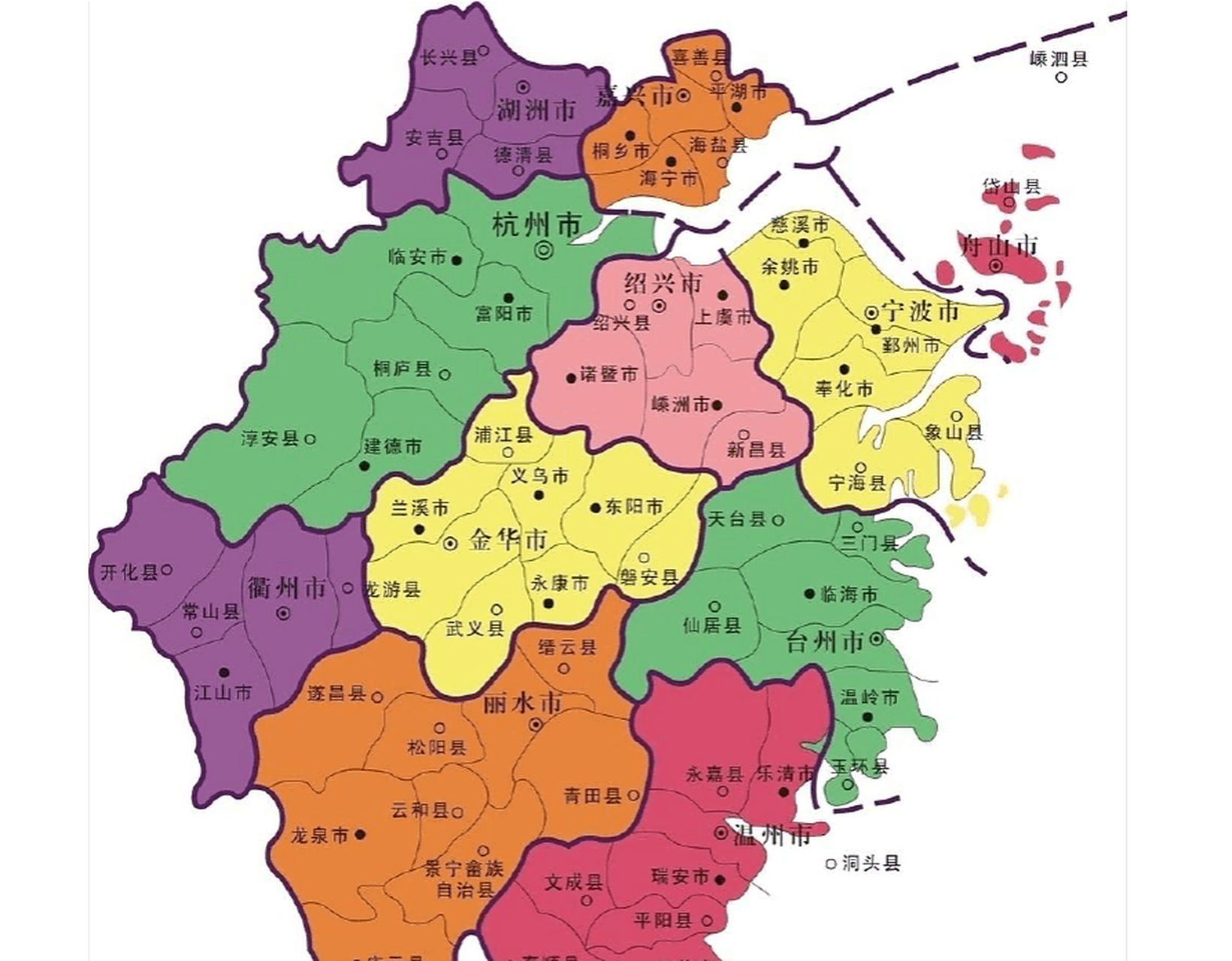 一般说的县级行政区(比如诸暨人,慈溪人,青田人,天台人),而忽略地级市