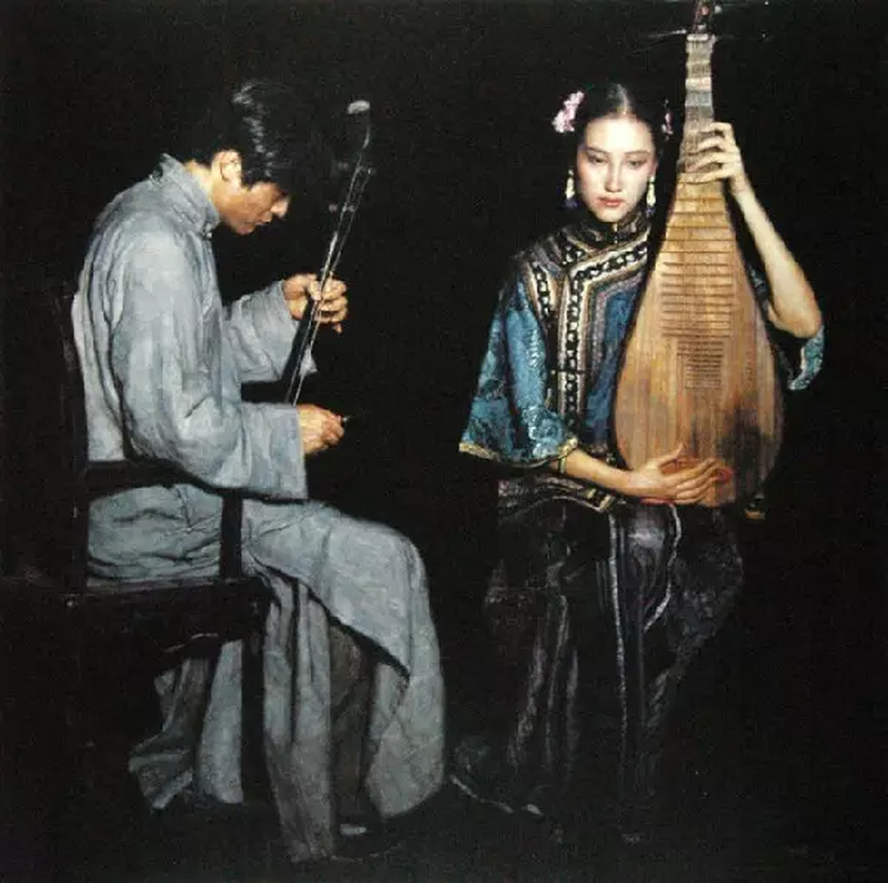 陈逸飞的人物油画欣赏