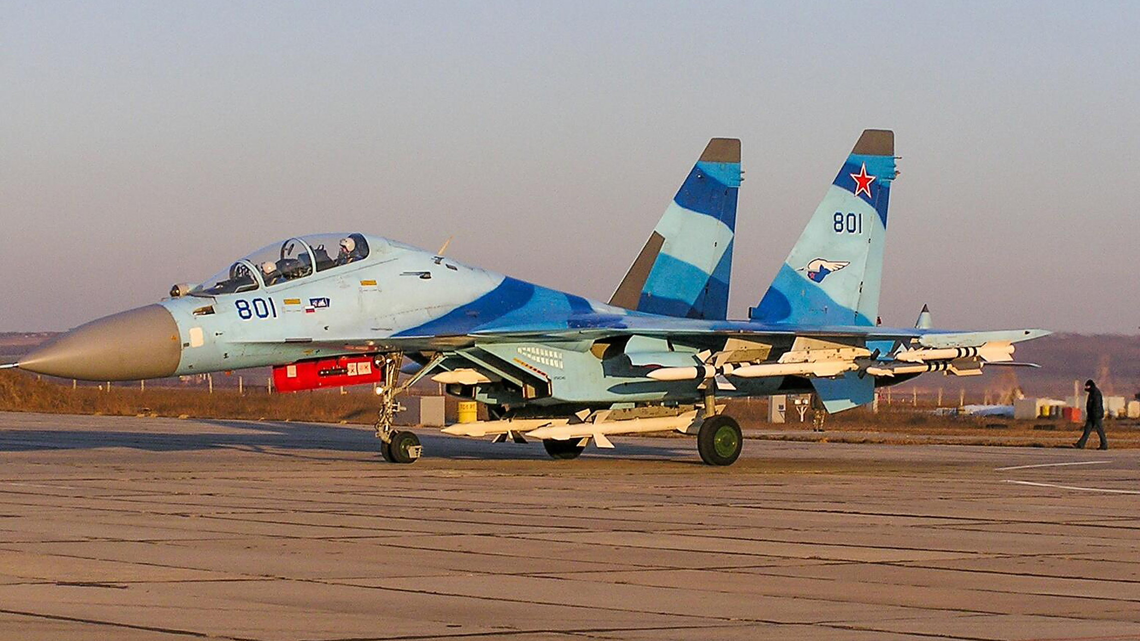 俄罗斯军工研制生产的苏-35ub战斗机,2000年前后,最风光的俄制战斗机