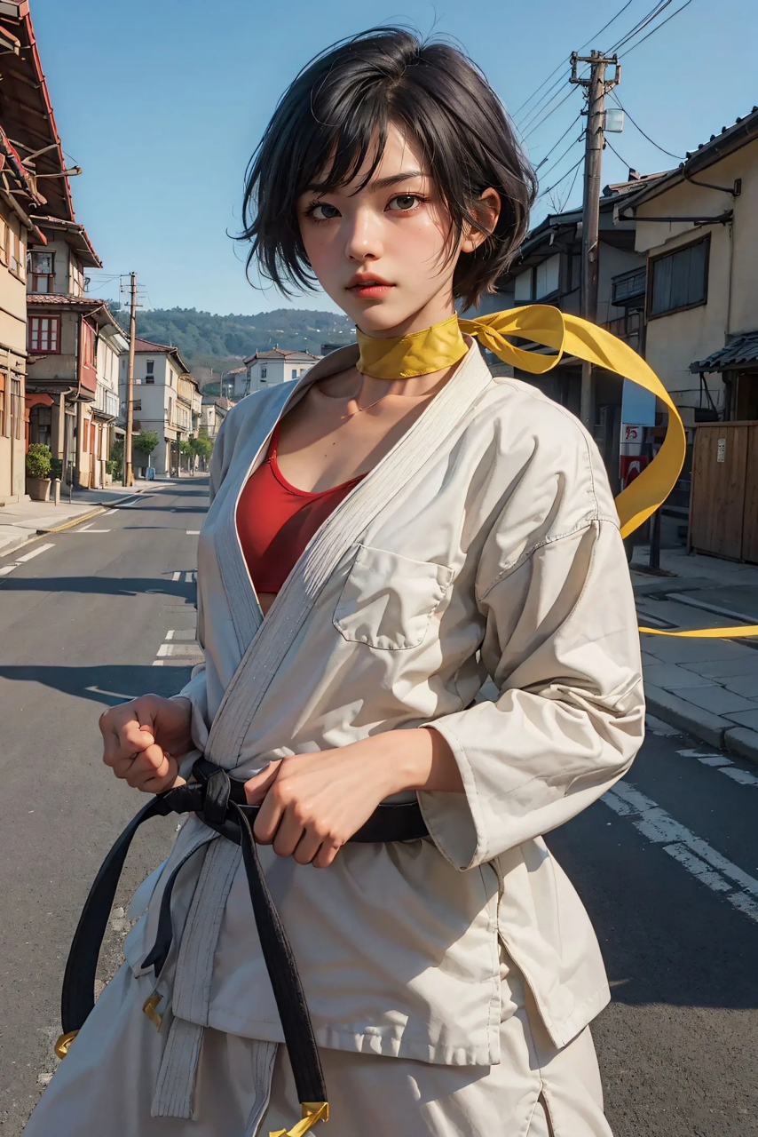 《街霸》加藤真琴.#ai绘画 #ai生成图 #格斗游戏 #游戏美女 #街头霸王