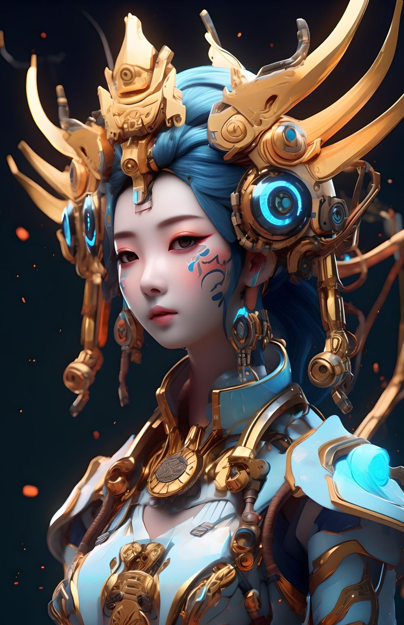 赛博朋克风#图片##科幻##赛博朋克##赛博朋克性感美女