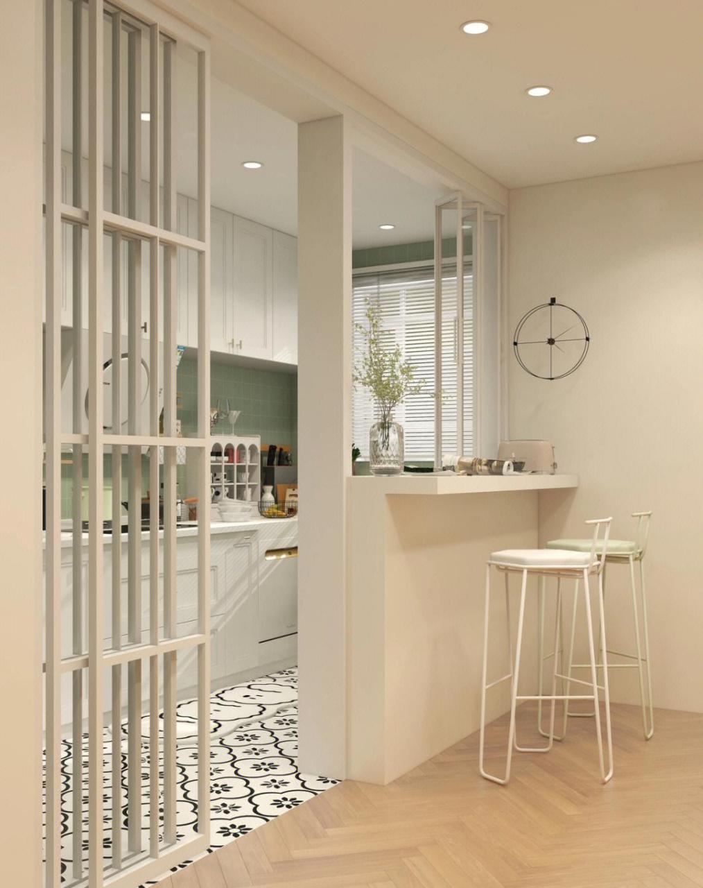 厨房,半开放式厨房折叠门设计充满创意 [照相机]  开放式厨房让生活很