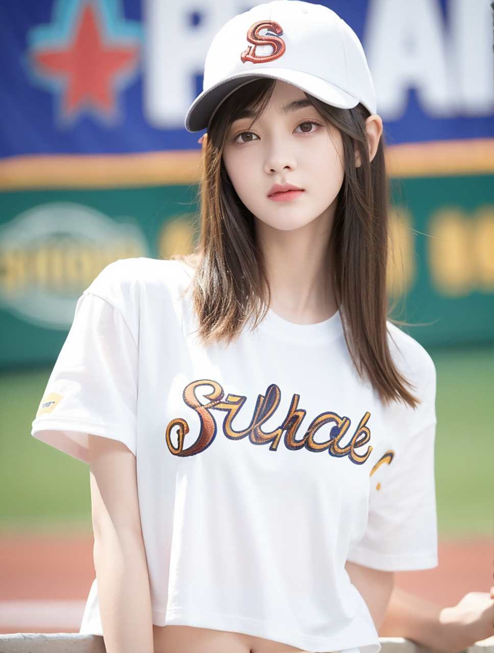 帽街拍照片,绝佳气质美少女夏日运动穿搭 #漂亮小姐姐# #养眼美女