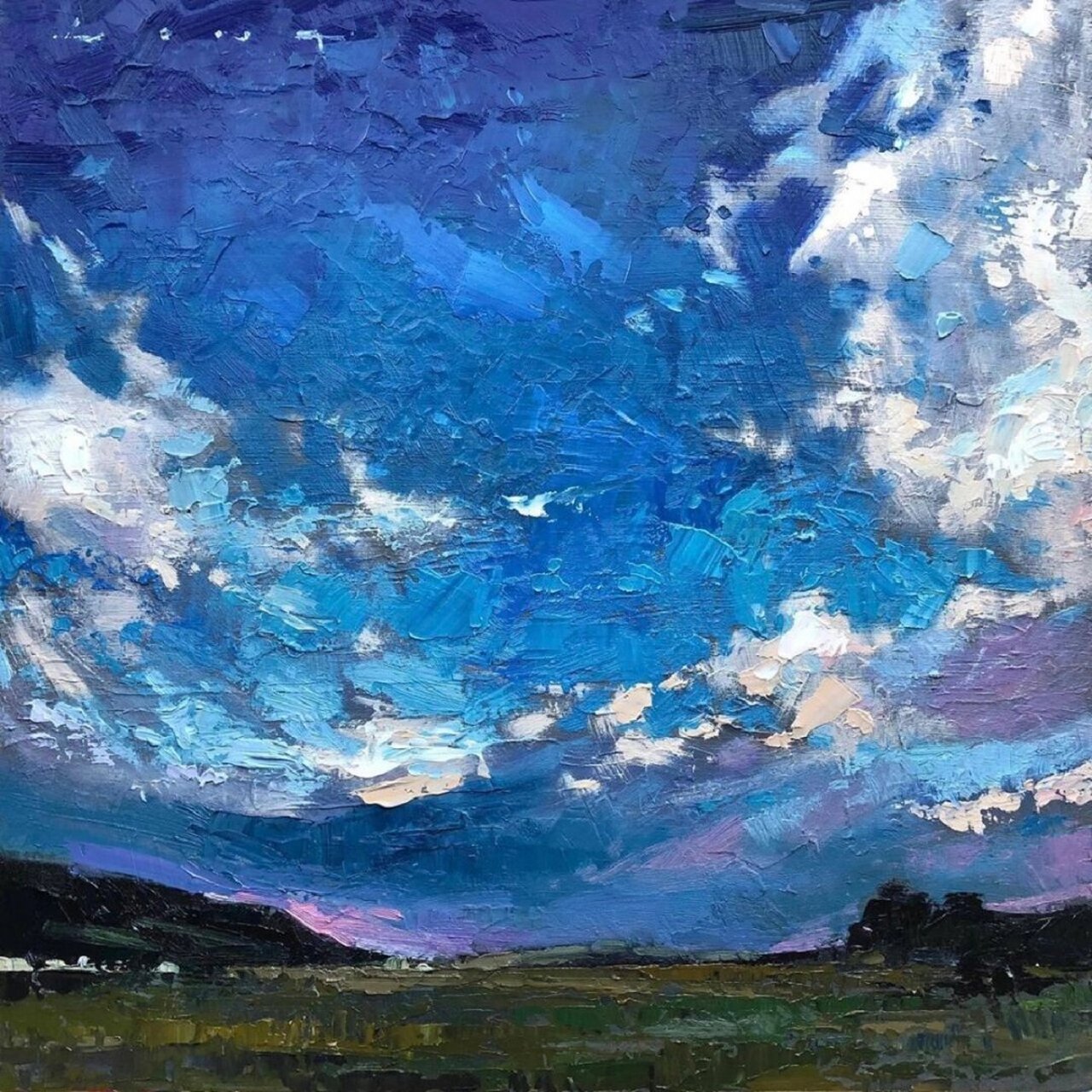 每天认识一幅世界名画  chris long的油画作品以其卓越的光影运用和大