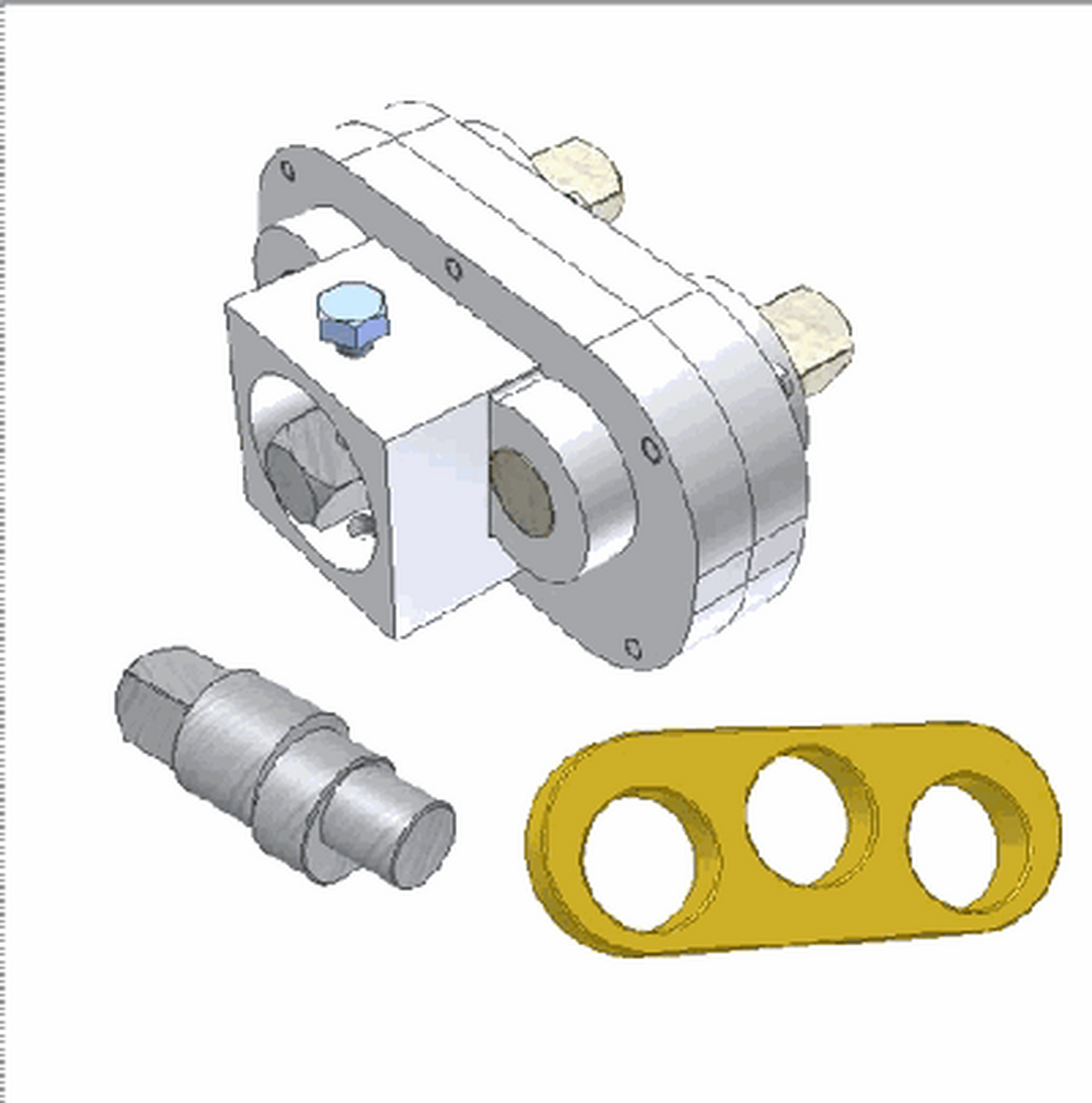 两个输出轴的变速箱