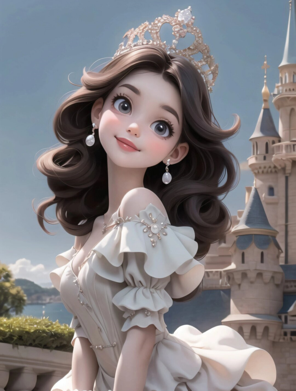 迪士尼公主壁纸  迪士尼在逃公主,喜欢的宝宝们可以拿去做头像哦