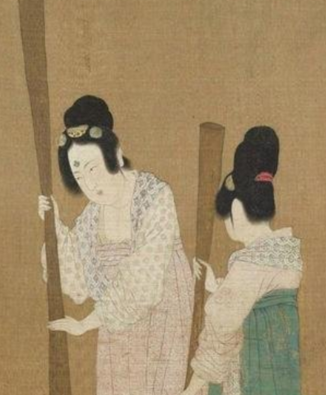 一天晚上,宋徽宗一时兴起想见歌妓李师师,妈妈却说:"官人,先洗个澡!