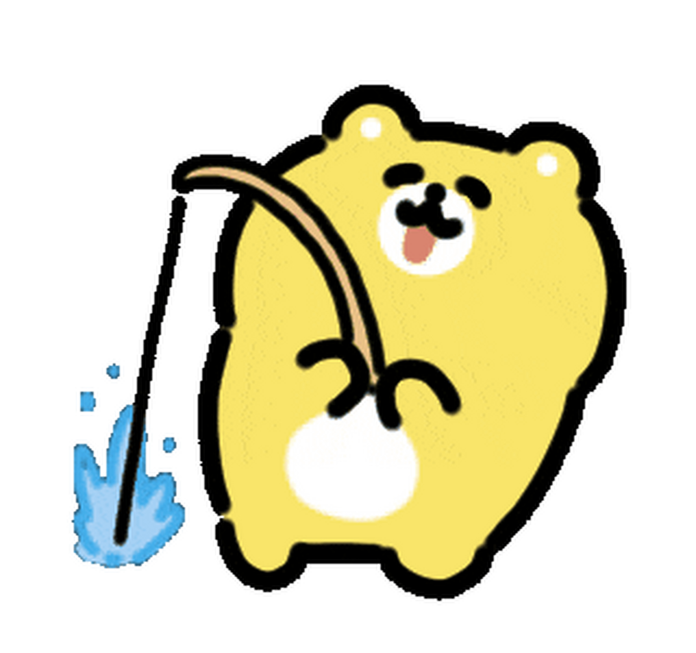 line表情包丨黄色小熊表情包