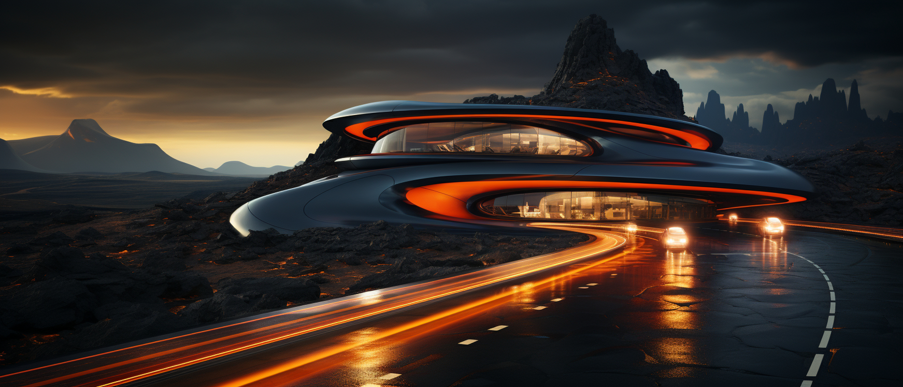 钢铁都市,科幻世界里的城市!#ai绘画#