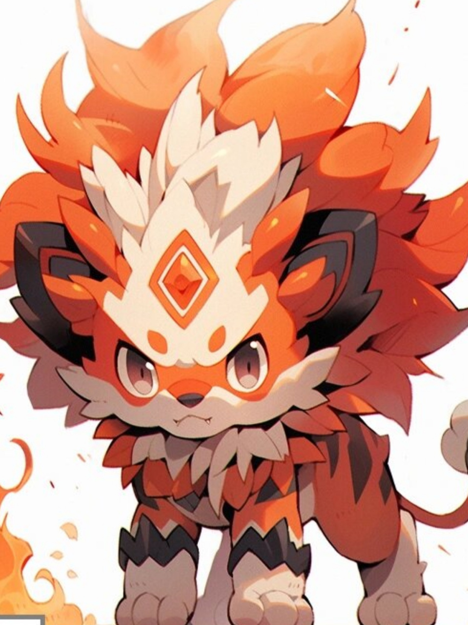 炎炎狮进化  🌟初形态:炎炎狮(blaze lion) 种类:火焰/野兽 炎炎狮