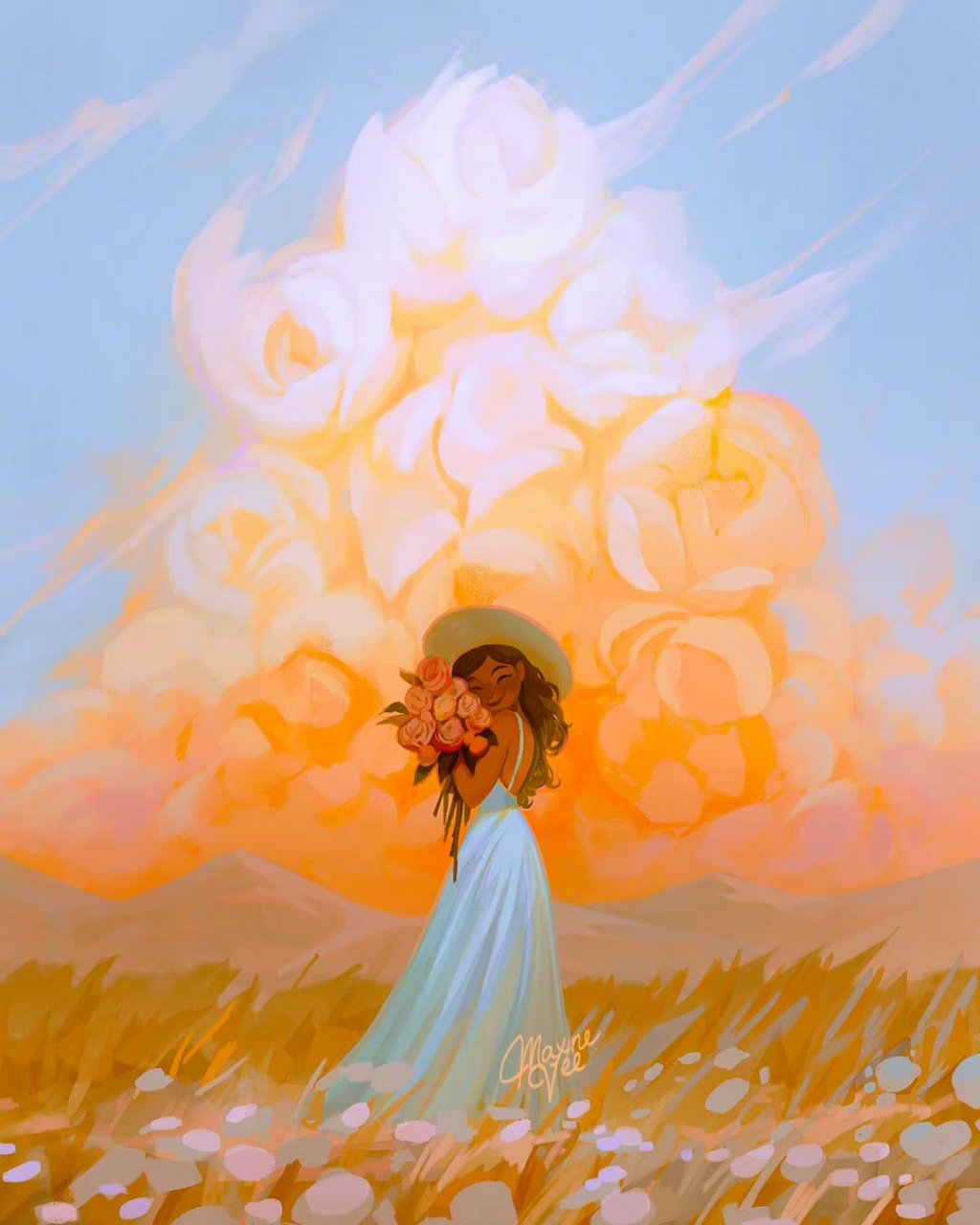 小公主的梦幻插画 画师:maxine vee