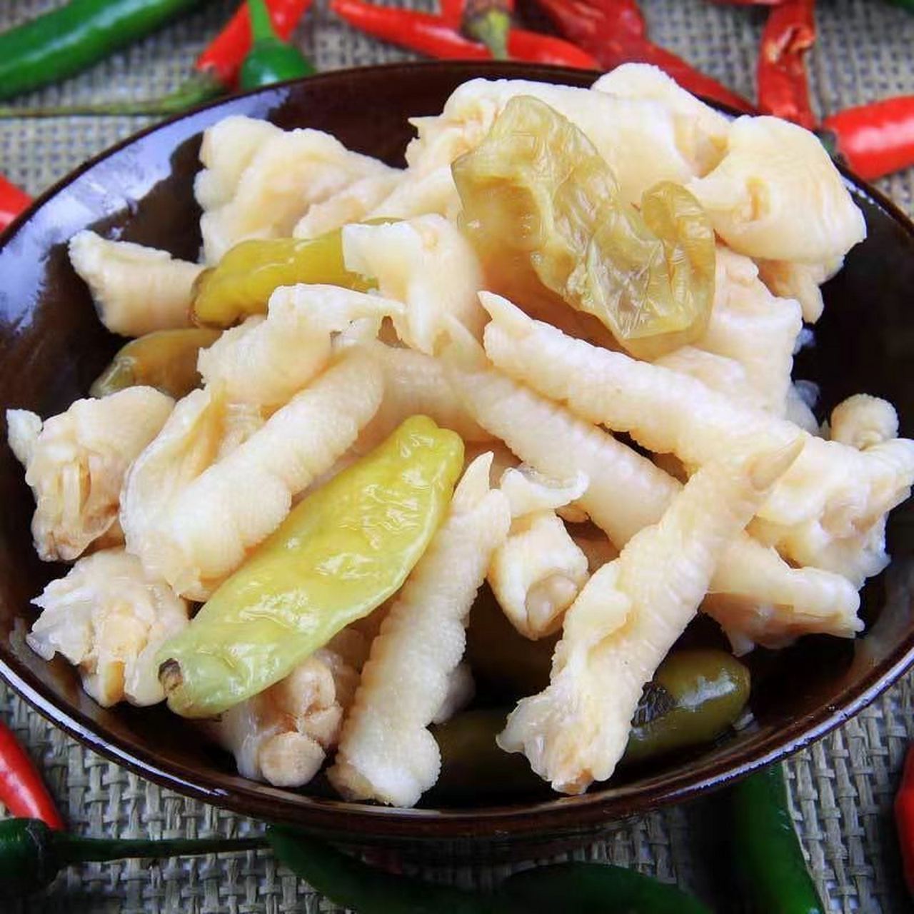 上好的下酒菜,重庆泡椒凤爪.
