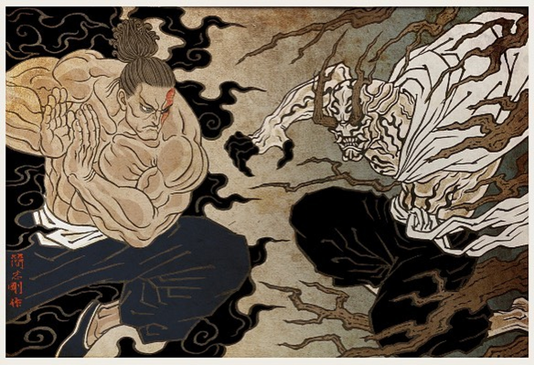 东堂对战花御#咒术回战