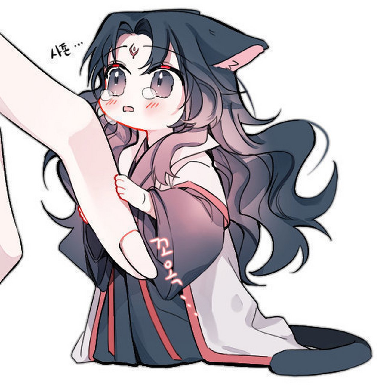 哭唧唧的冰妹好可爱,师尊快来ruarua他!