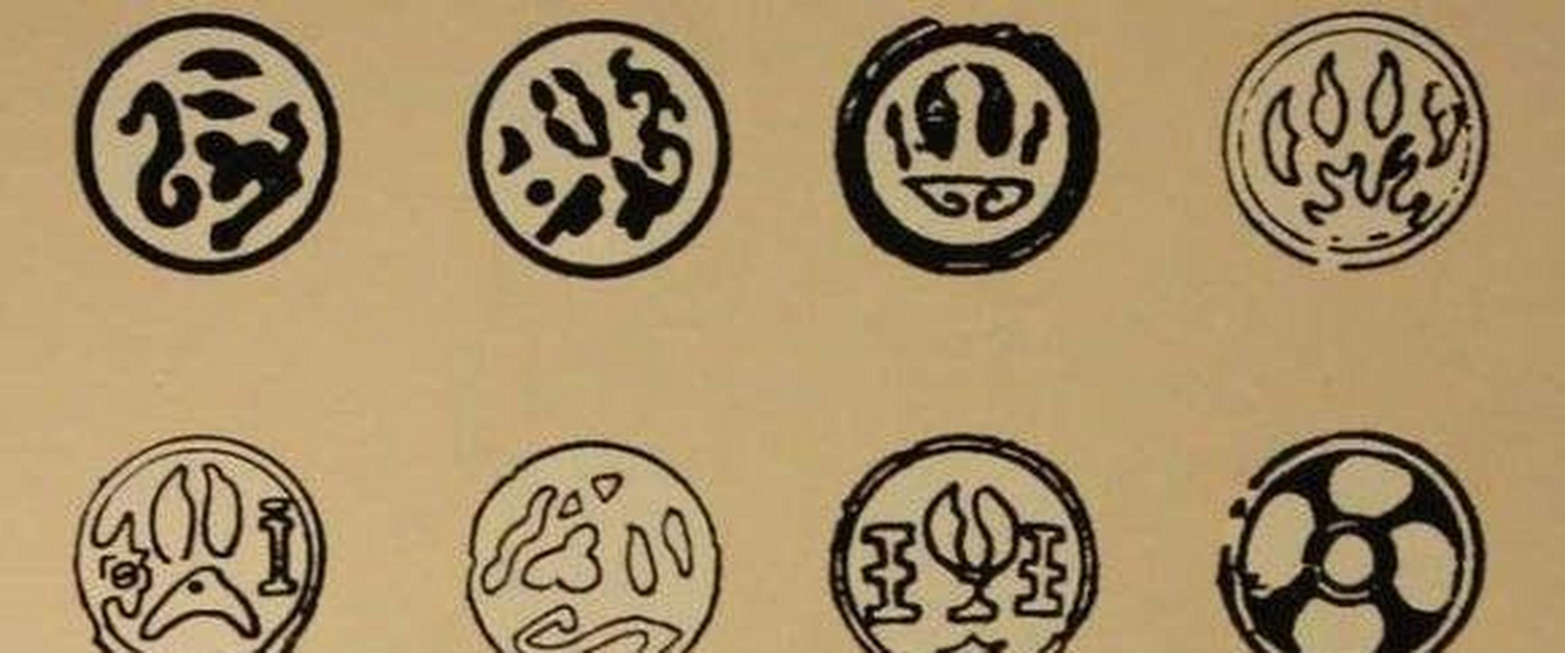 "巴蜀符号"发现于四川出土的一些战国文物之上,累计共150个,看起来像