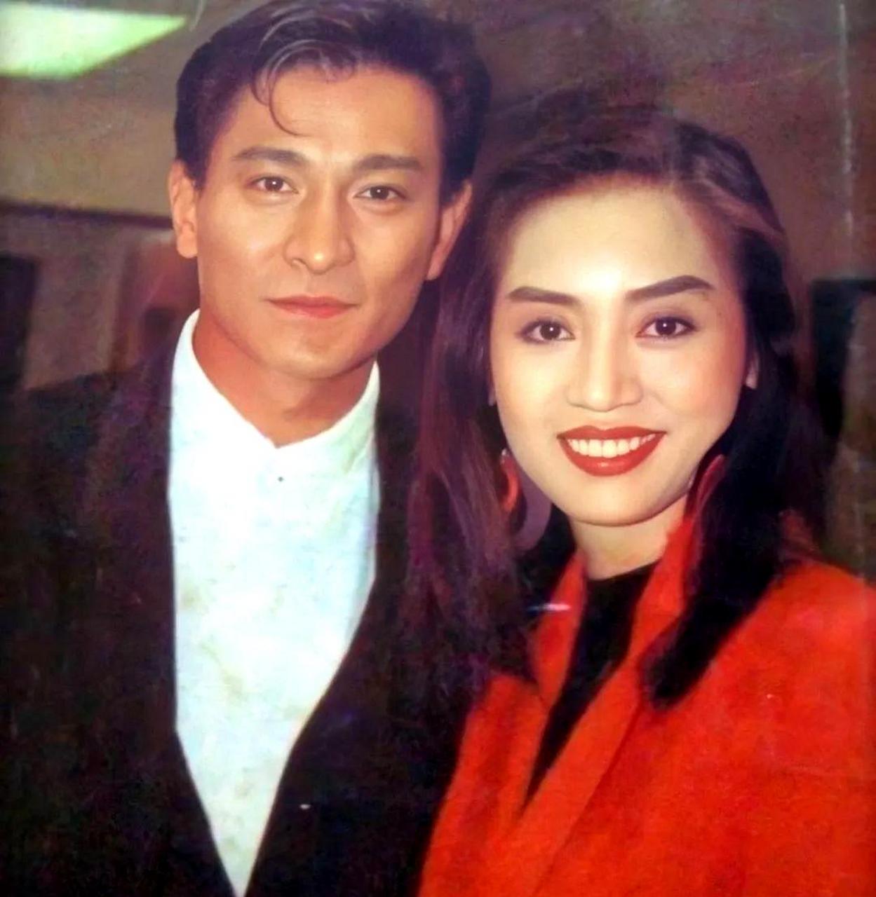 梅艳芳和刘德华的老照片.