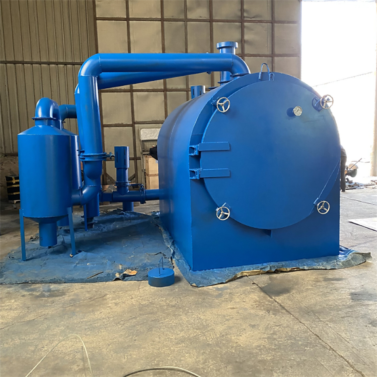 环保型钢碳卧式炭化炉,原木制炭机,木炭生产设备源头工厂源头货,选对