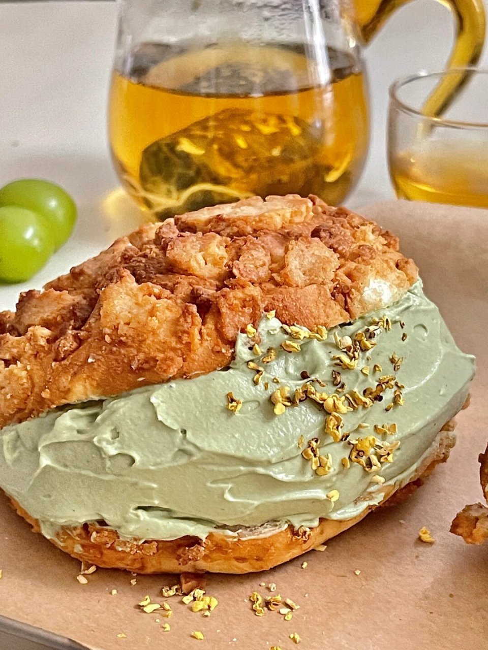 下午茶时间|自制奶油菠萝包 牛奶乌龙茶 有茶有好吃的甜品,才是快乐