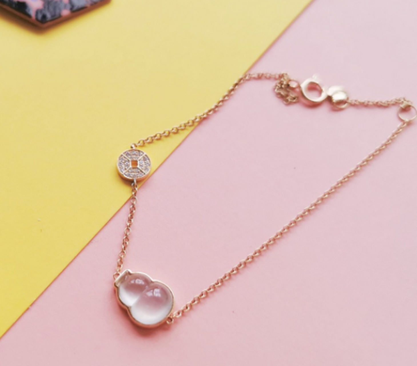 玉缘儿翡翠##点击头像看直播#  送给自己一丝夏日清爽翡翠葫芦手链