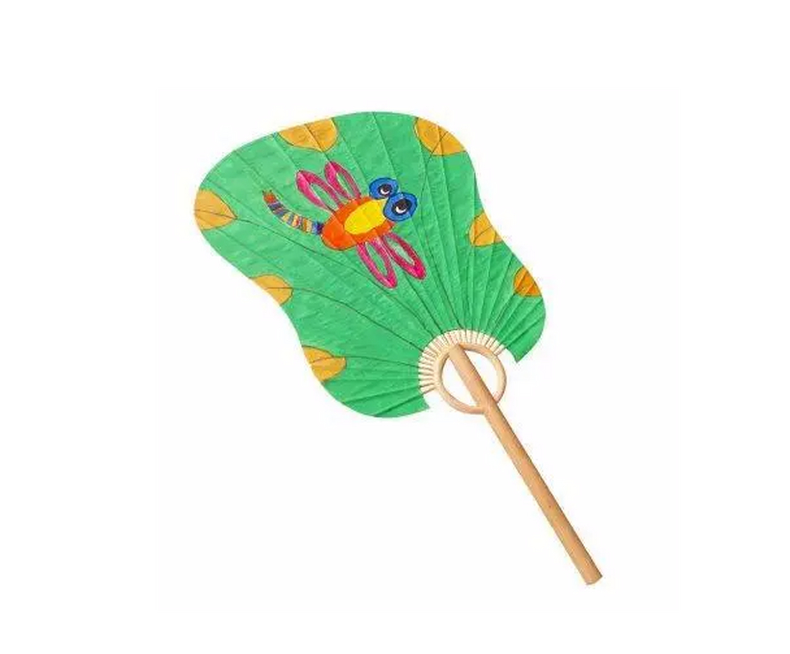 芭蕉扇具有宽大的尺幅和轻盈的重量,以及柔滑细腻的触感和清雅独特的