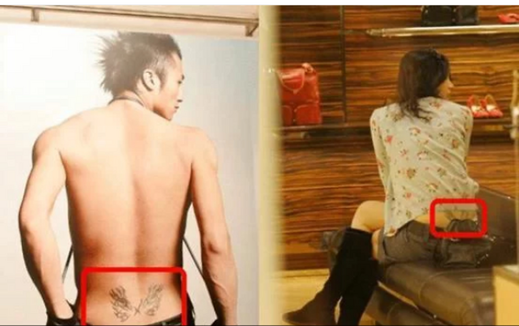 论圈里明星"纹身",我只服白百何!网友: 这位置真的好"尴尬"!