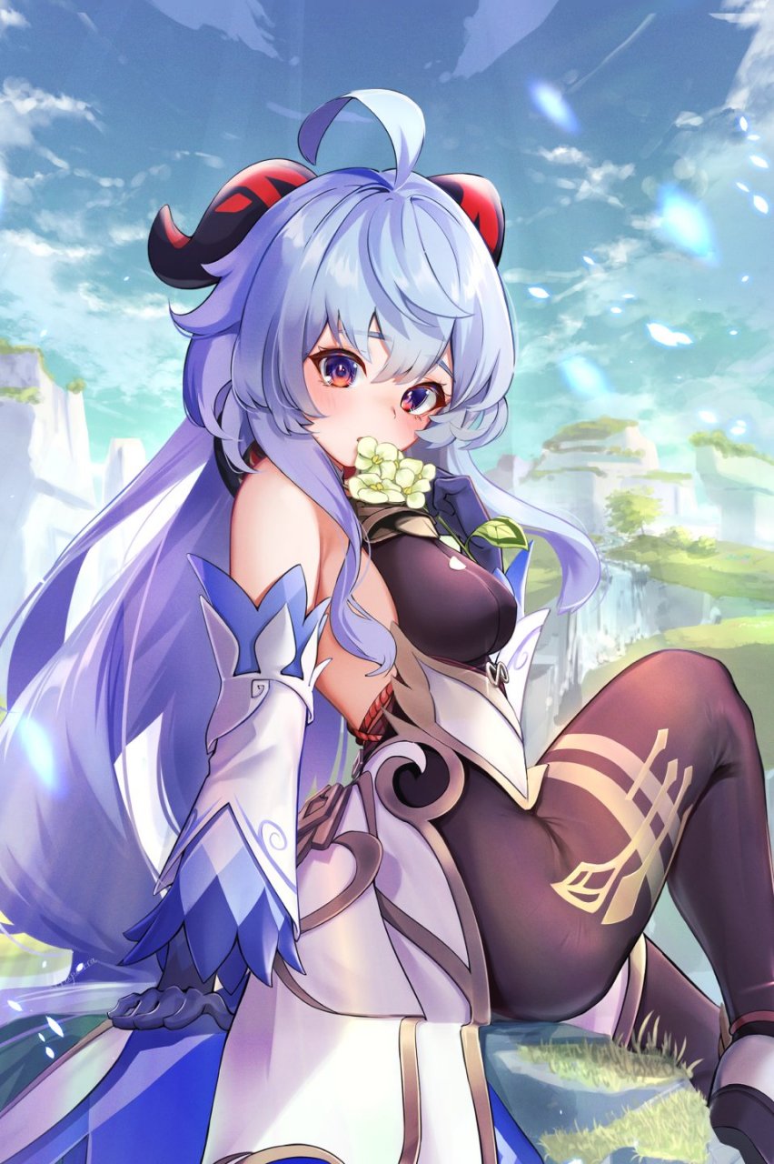 原神 甘雨 清心的营养价值那么高吗 椰羊又长胖了