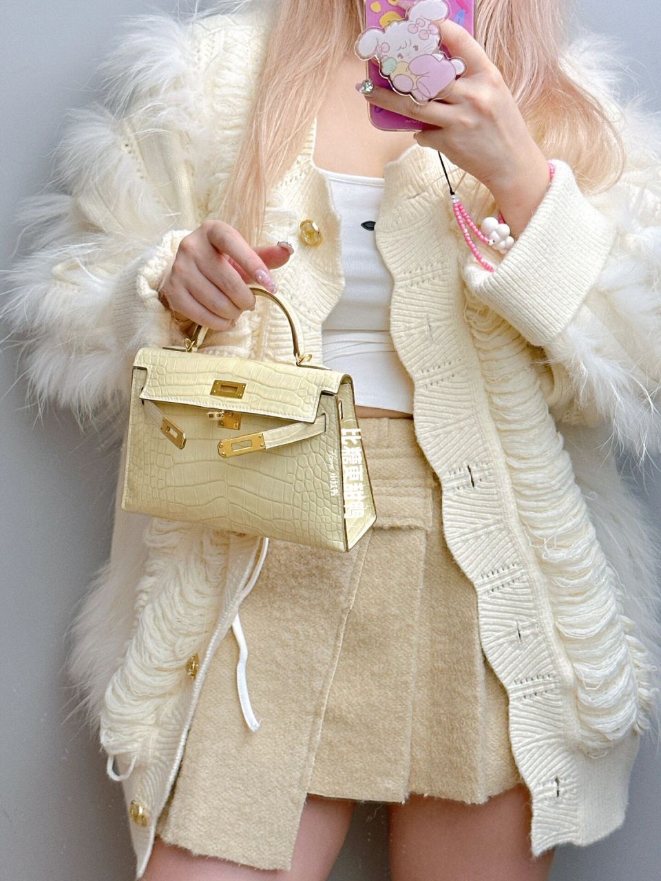 奶呼呼的minikelly二代 香草色90冰川白	"很多小仙女都会在香草色和