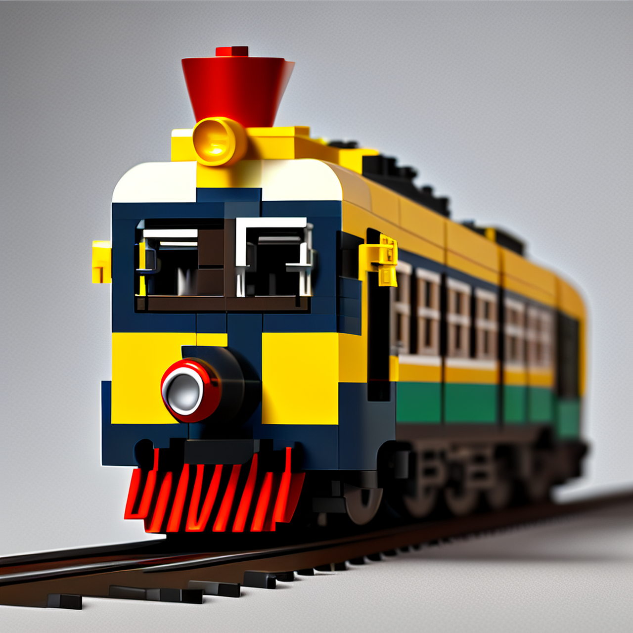 今天是乐高火车![期待]涂鸦一格黑科技,绘你所想.