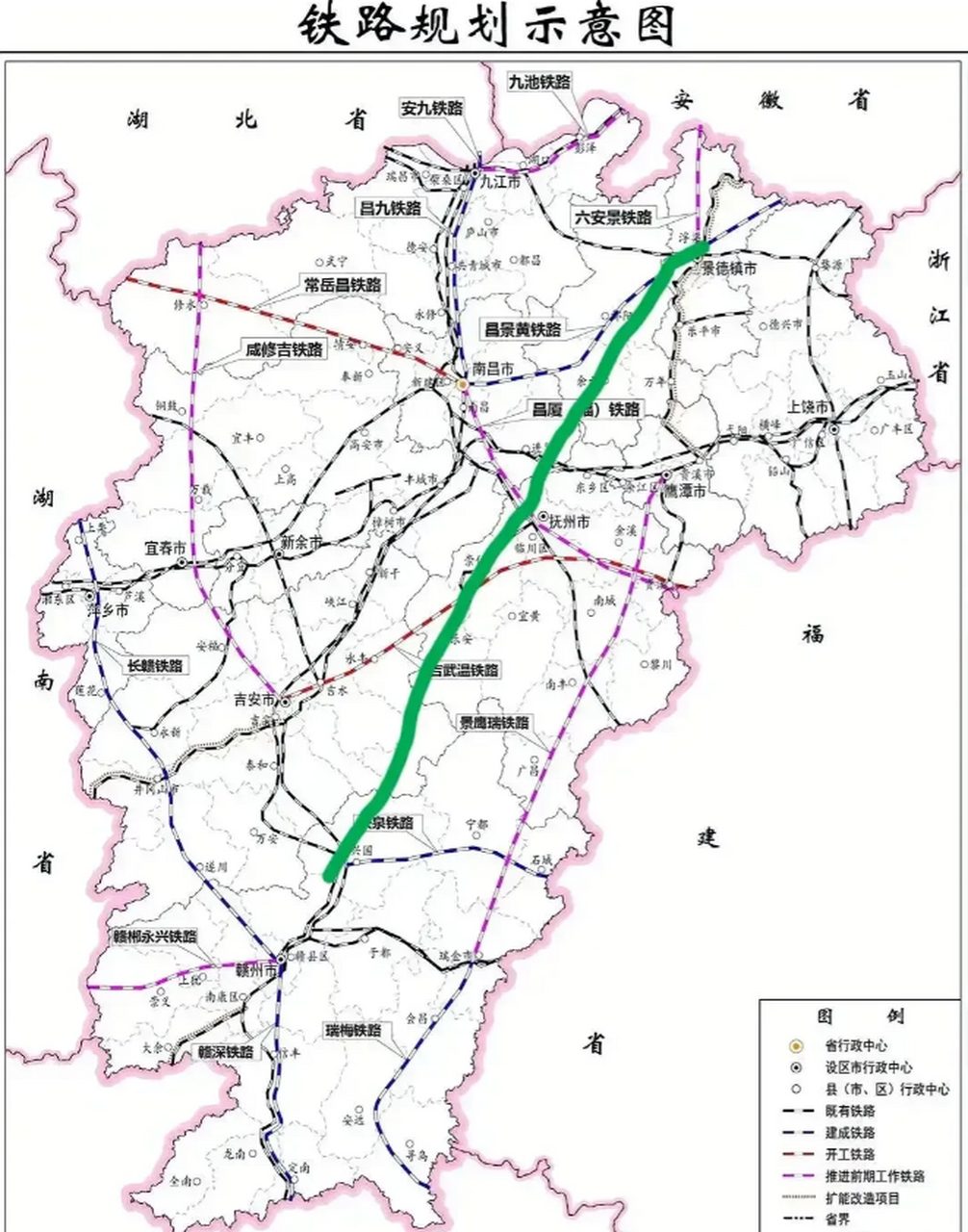 鹰潭高铁规划图图片