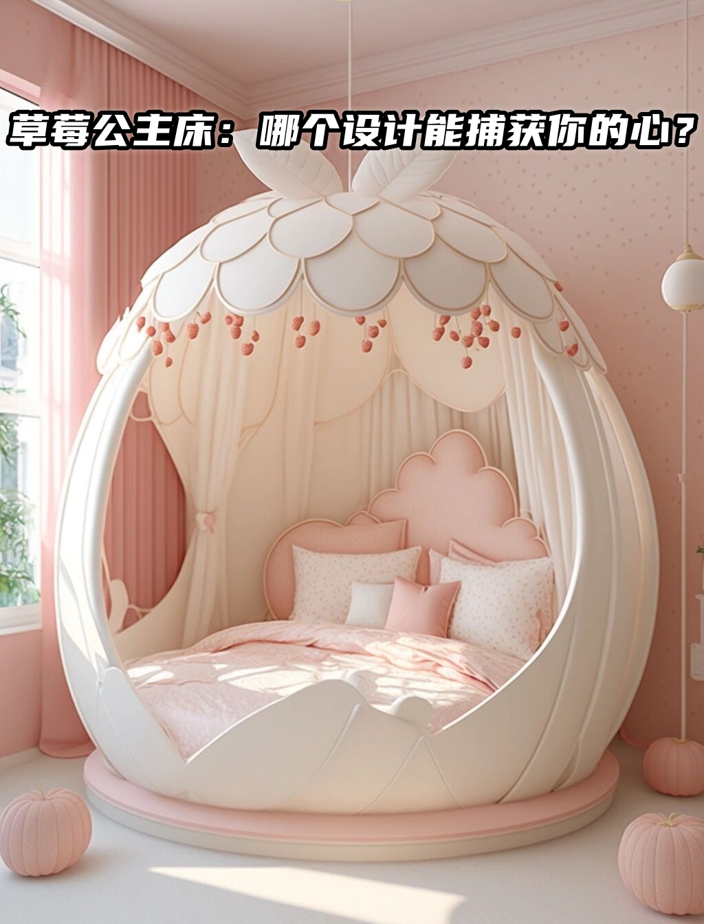 草莓公主床:哪个设计能捕获你的心?