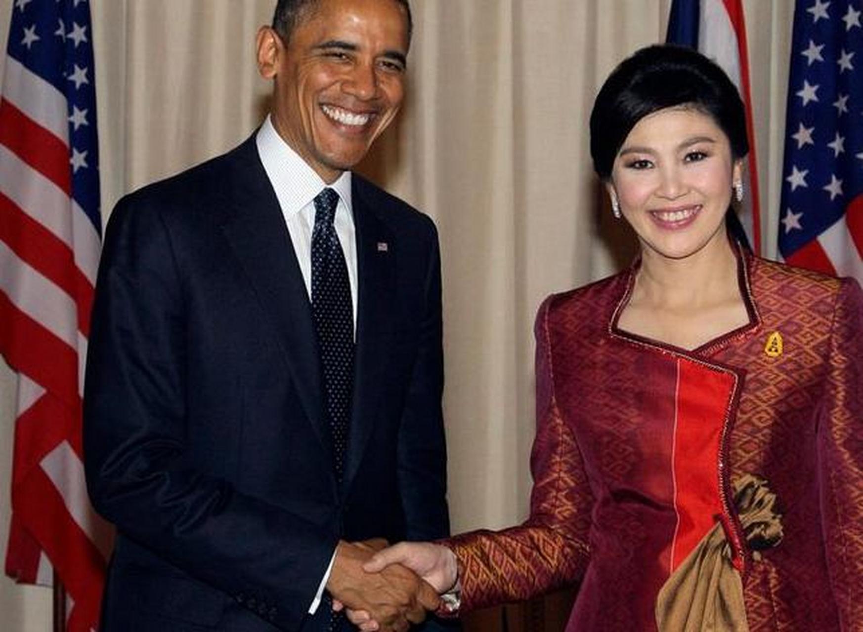 奥巴马只比英拉大6岁.英拉上去年轻很多?