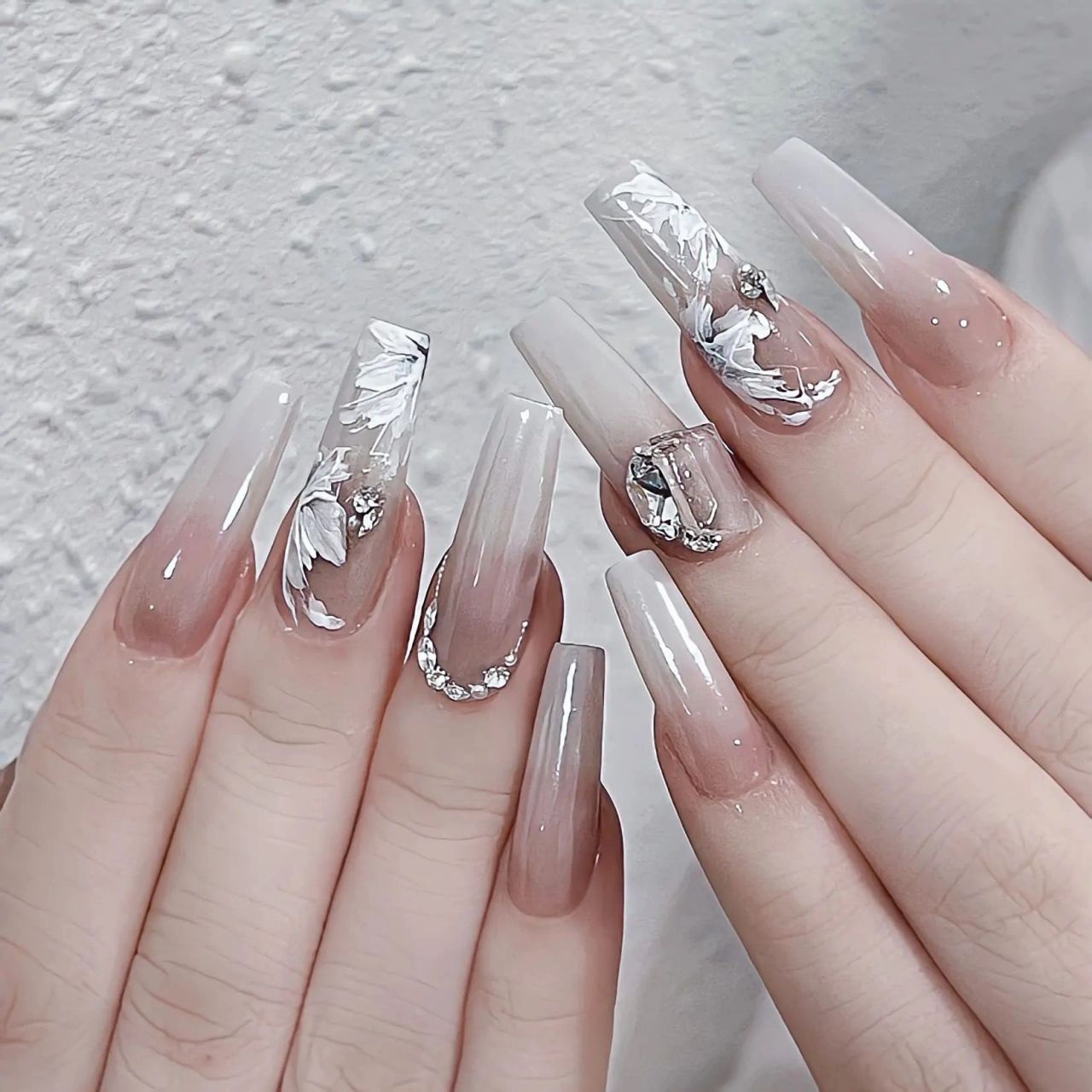 入秋美甲! 永远喜欢气质长甲 好有高冷姐姐的感觉