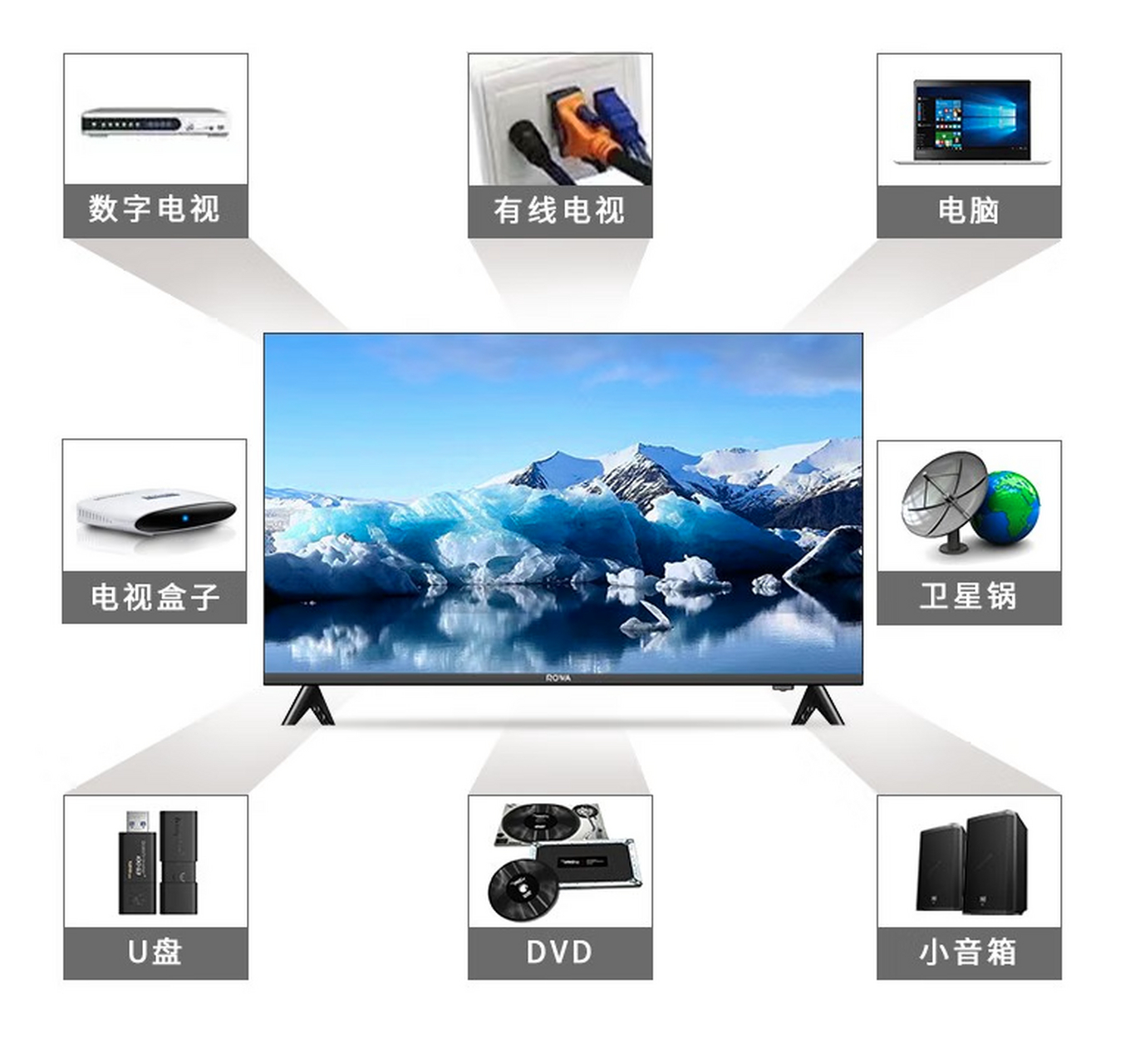 券后百元,tcl 乐华32英寸液晶平板电视机,适合老人.