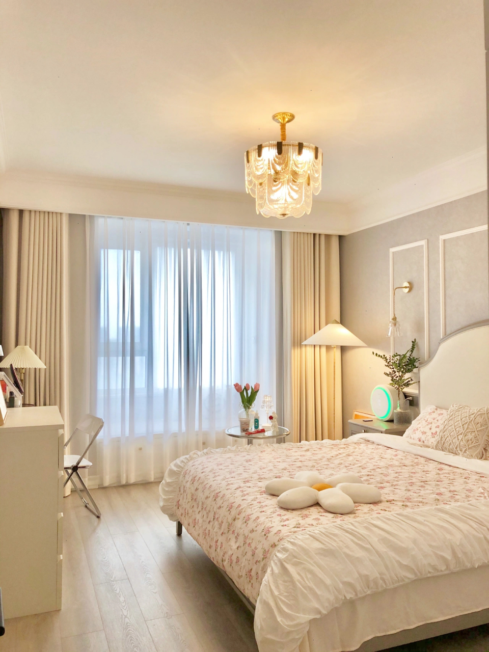 我的奶油系卧室太治愈了[微风]小清新的温柔主卧 [微风]哈喽!大家好!