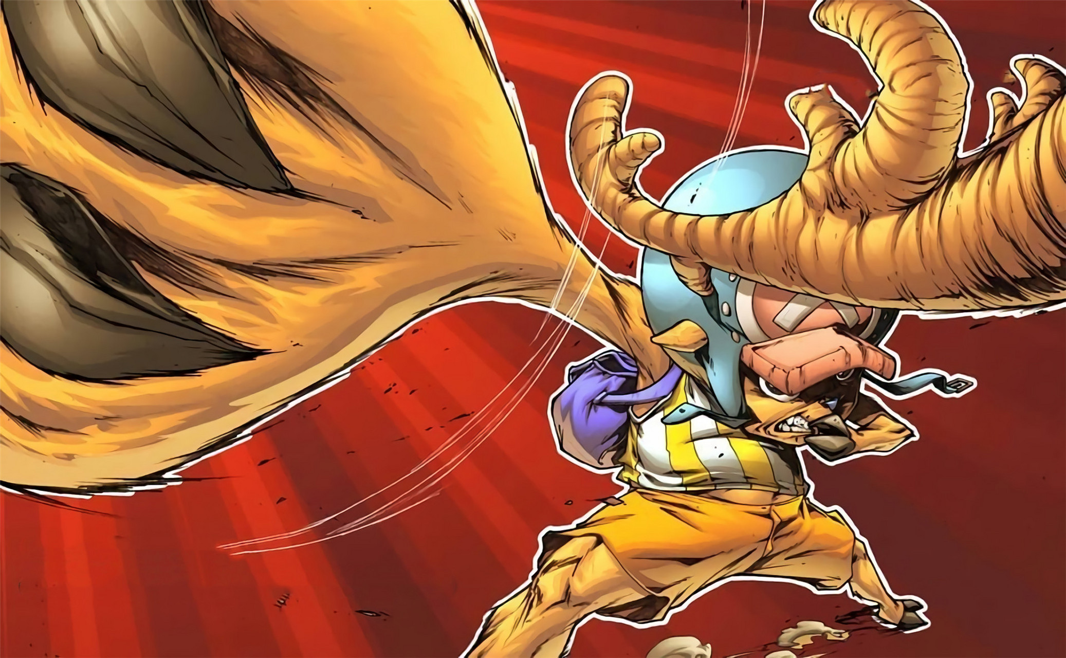 草帽团# 另类硬汉画风系列作品:乔巴不可爱了,不过