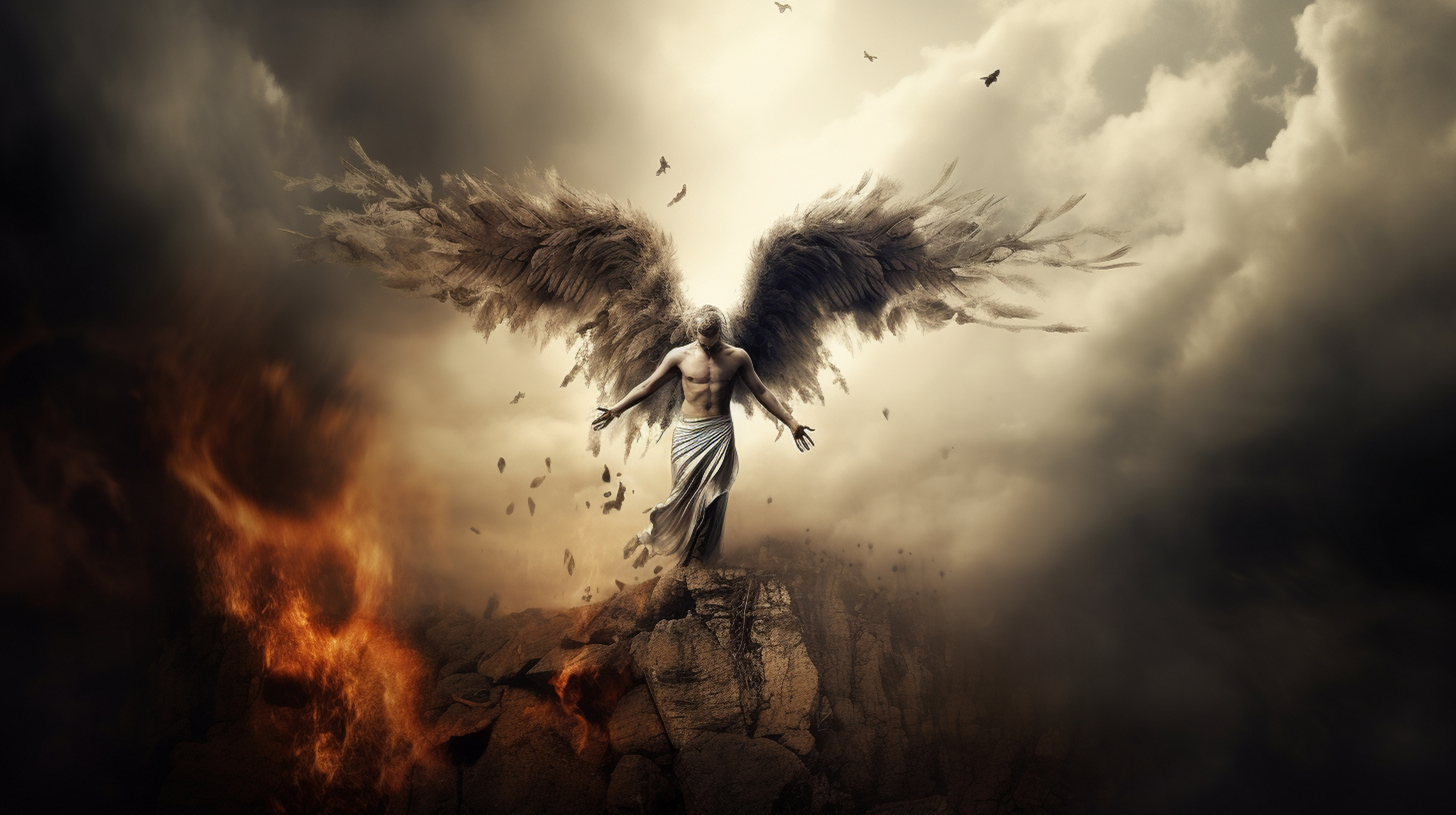 天使陨落!意境拉满拉满!