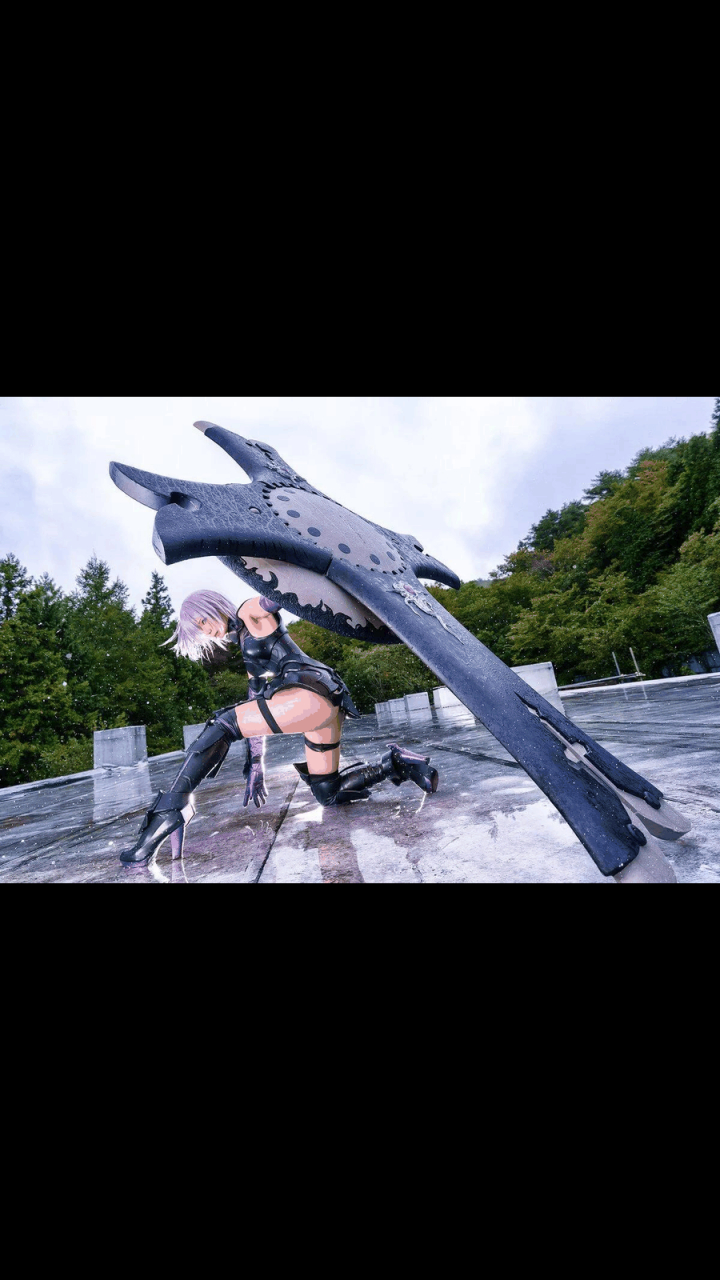 gif创作人# 玛修果然很赞啊!lord～camelot～!