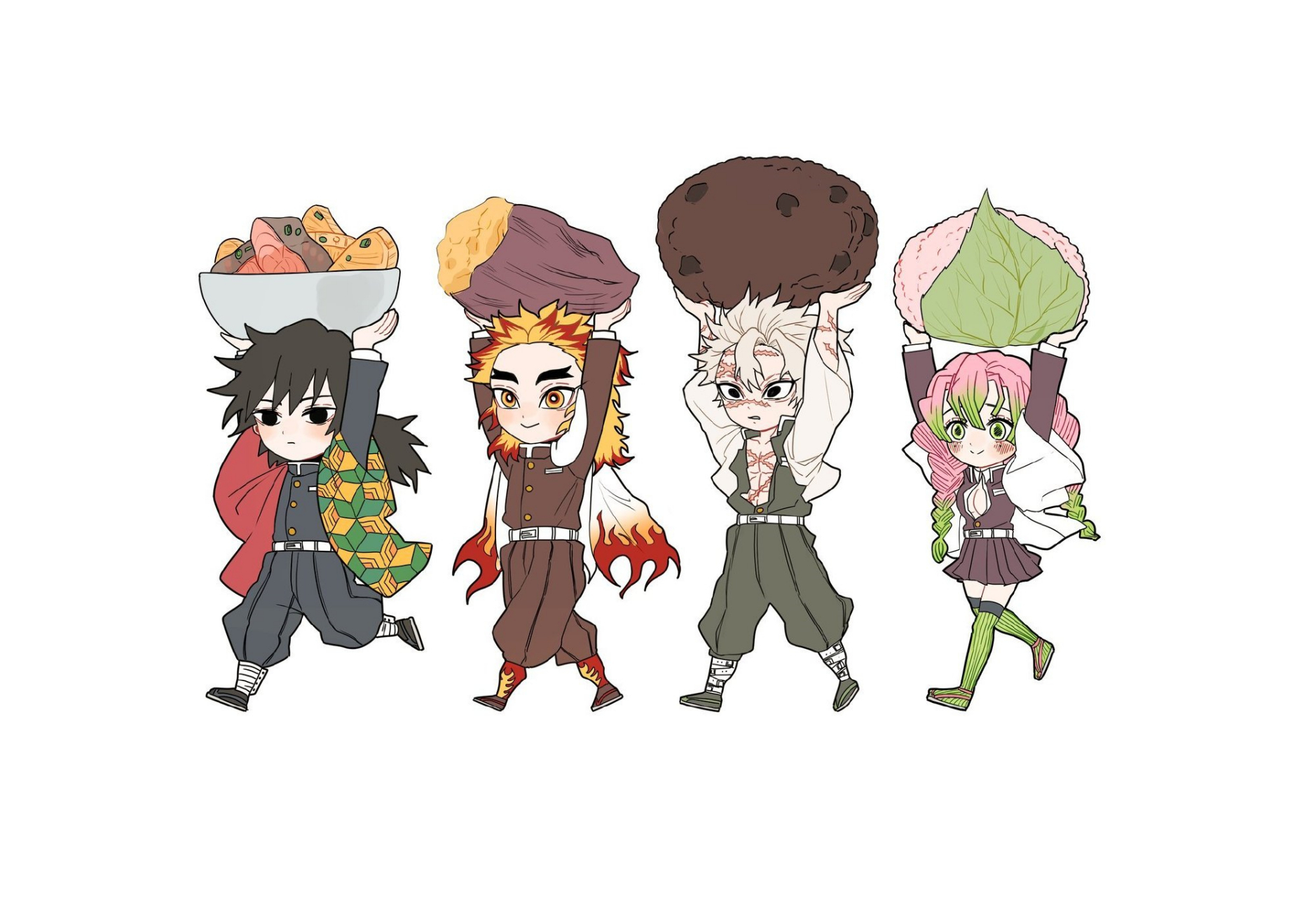 鬼灭之刃# 九柱最喜欢的食物推荐,你最喜欢谁的推荐?