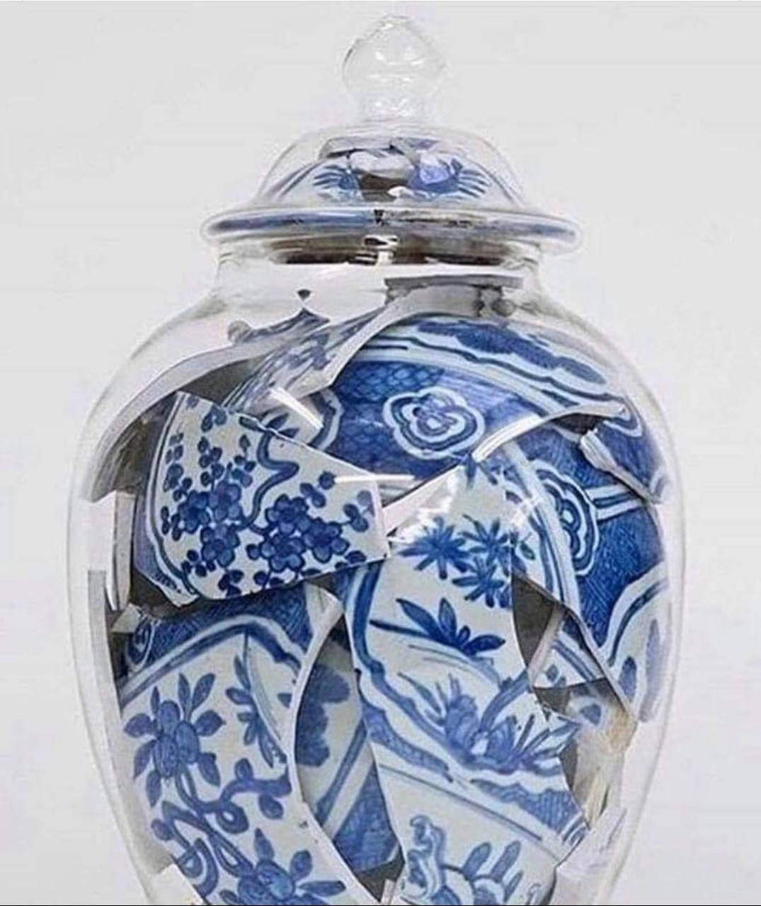 碎片的集合,破碎的青花瓷.荷兰艺术家bouke de vries. #艺术# #创意